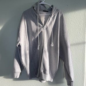 Brandy Melville FLEECE zip up jacket 🏁